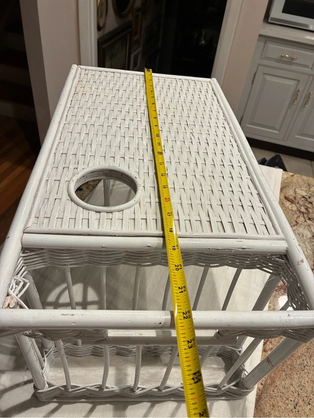 N/A white wicker